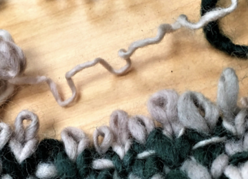 frogging knitting