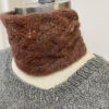 guanaco fiber brown neck cozy