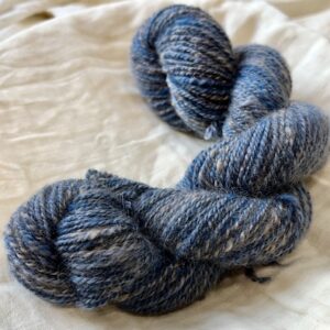 Handspun Yarn: Spinner’s Dream Luxury Blend--180 Yard Skein Blue